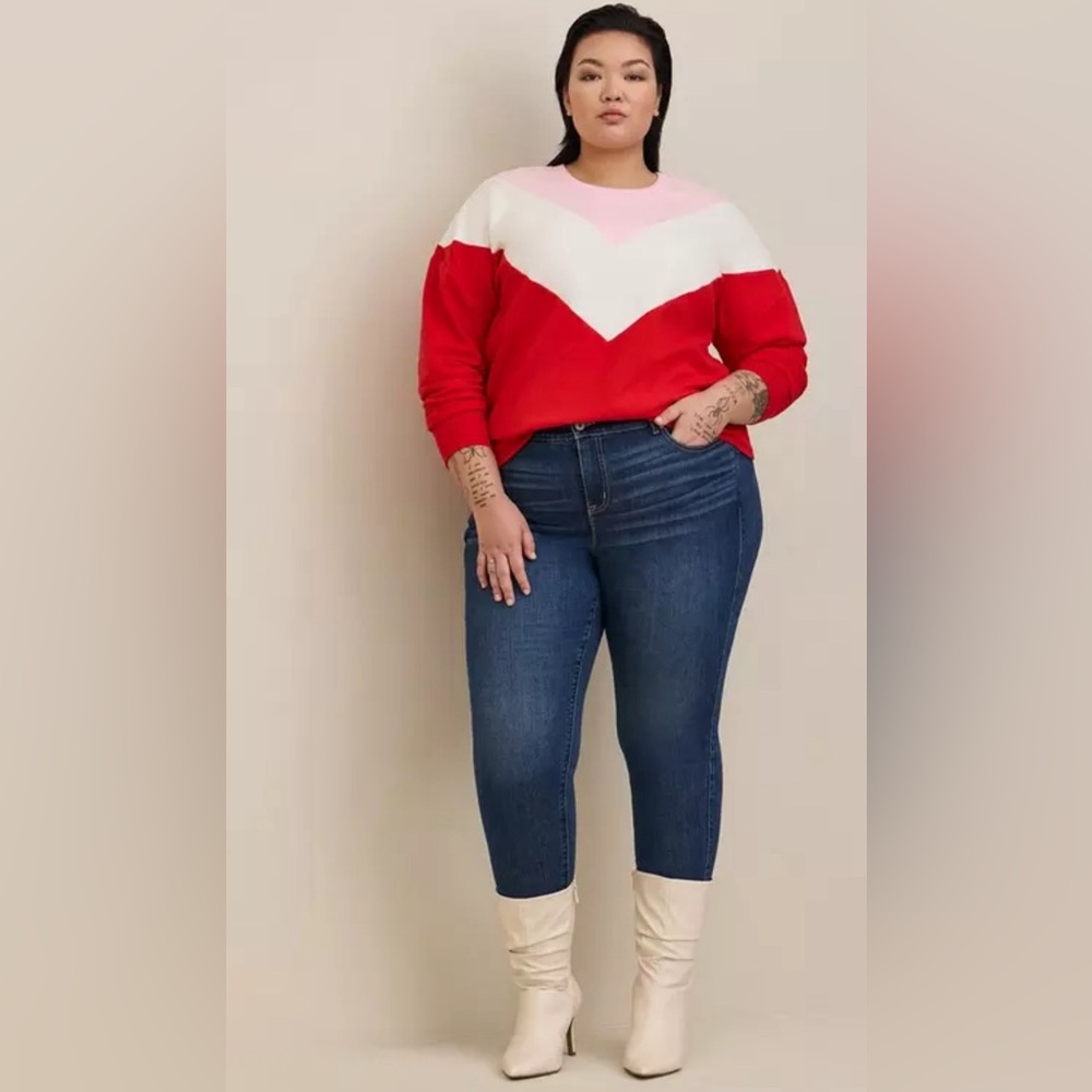 Torrid Bombshell Skinny Jeans Feel the Fit Vintage Stretch 12T